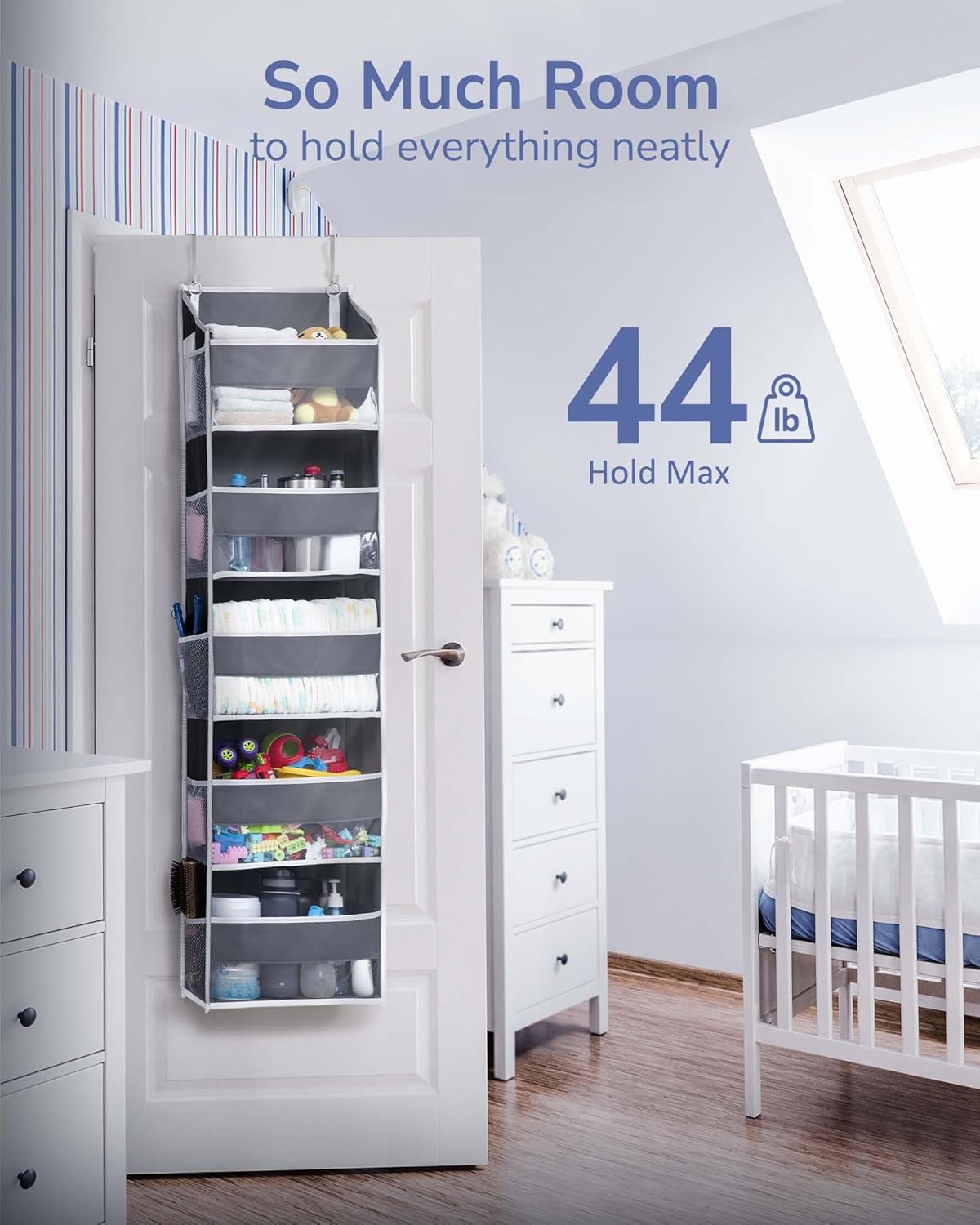 Clarity Compact Over-Door Storage Organizer