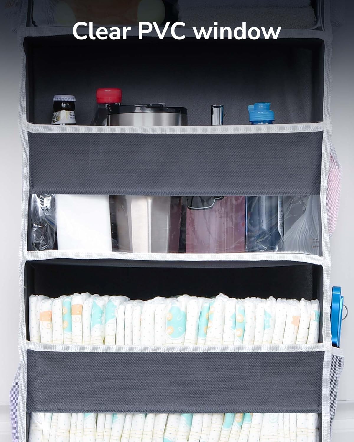 Clarity Compact Over-Door Storage Organizer