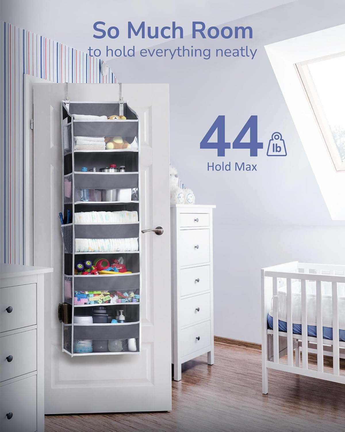 Clarity Compact Over-Door Storage Organizer